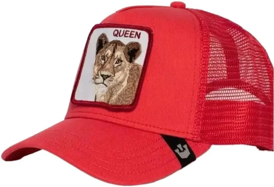 Animal Baseball Cap, Sun Protection mesh Embroidery, Truck Driver Black Panther, Rooster, Lion, Tiger and Eagle Pattern hat