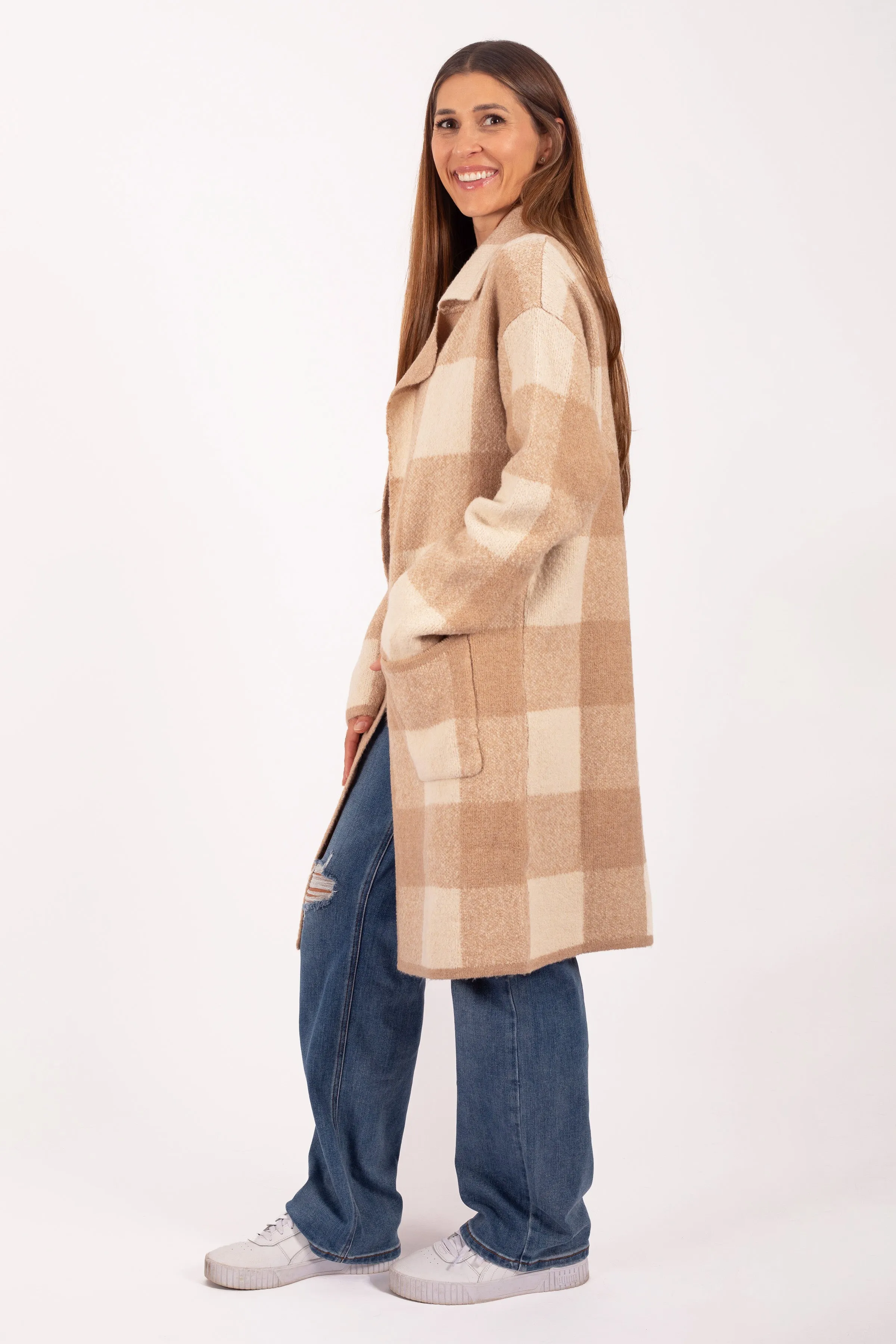 Ayla Checkered Cardigan - FINAL SALE