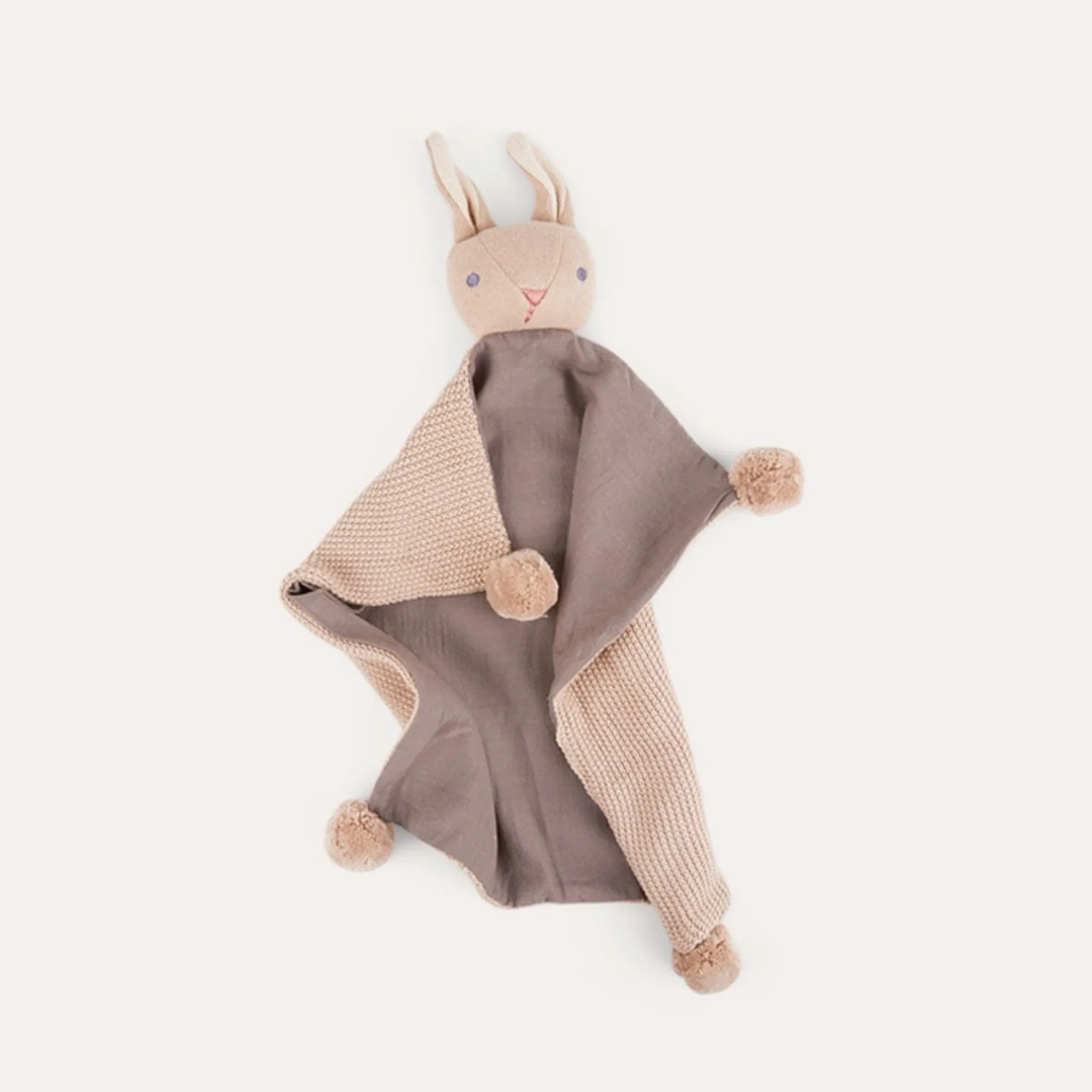 Baby Threads Taupe Bunny Comforter