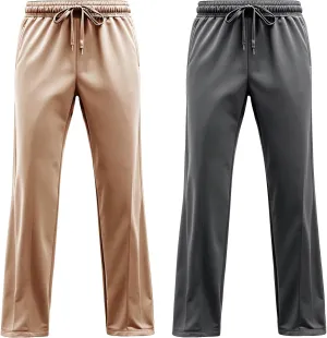 Boys Sweatpants Straight Leg Fit, Boy Athletic Joggers with Open Bottom and Drawstring Pockets for Sports Outdoors