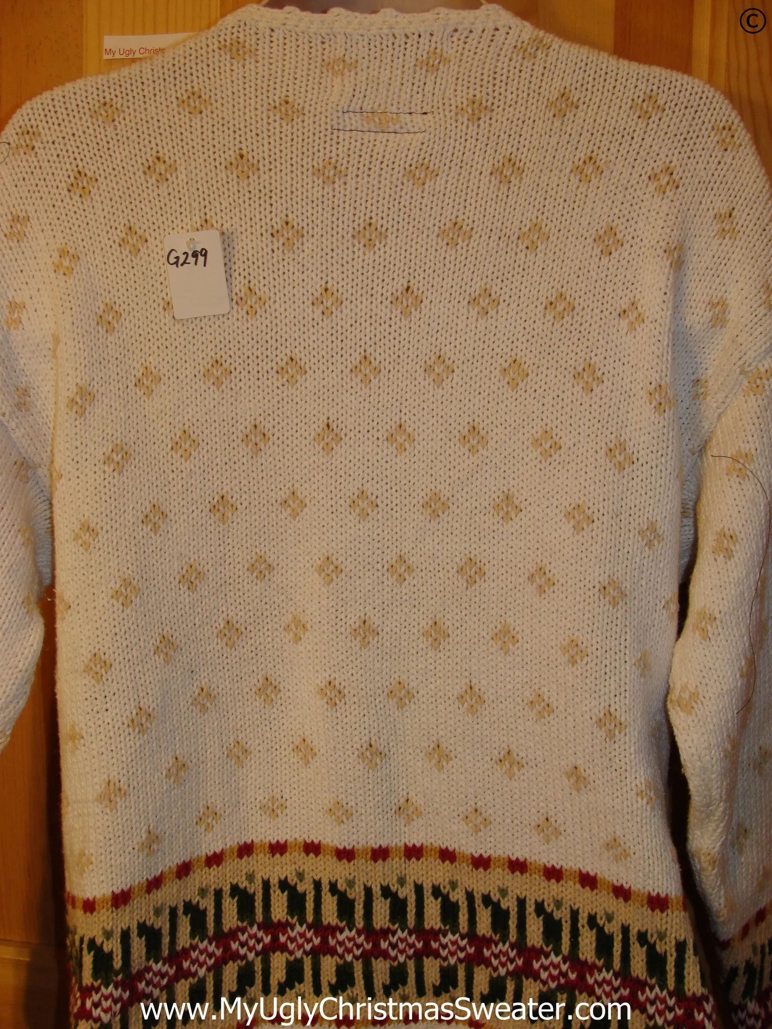 Christmas Sweater with Lights Tree and Gifts (g299)