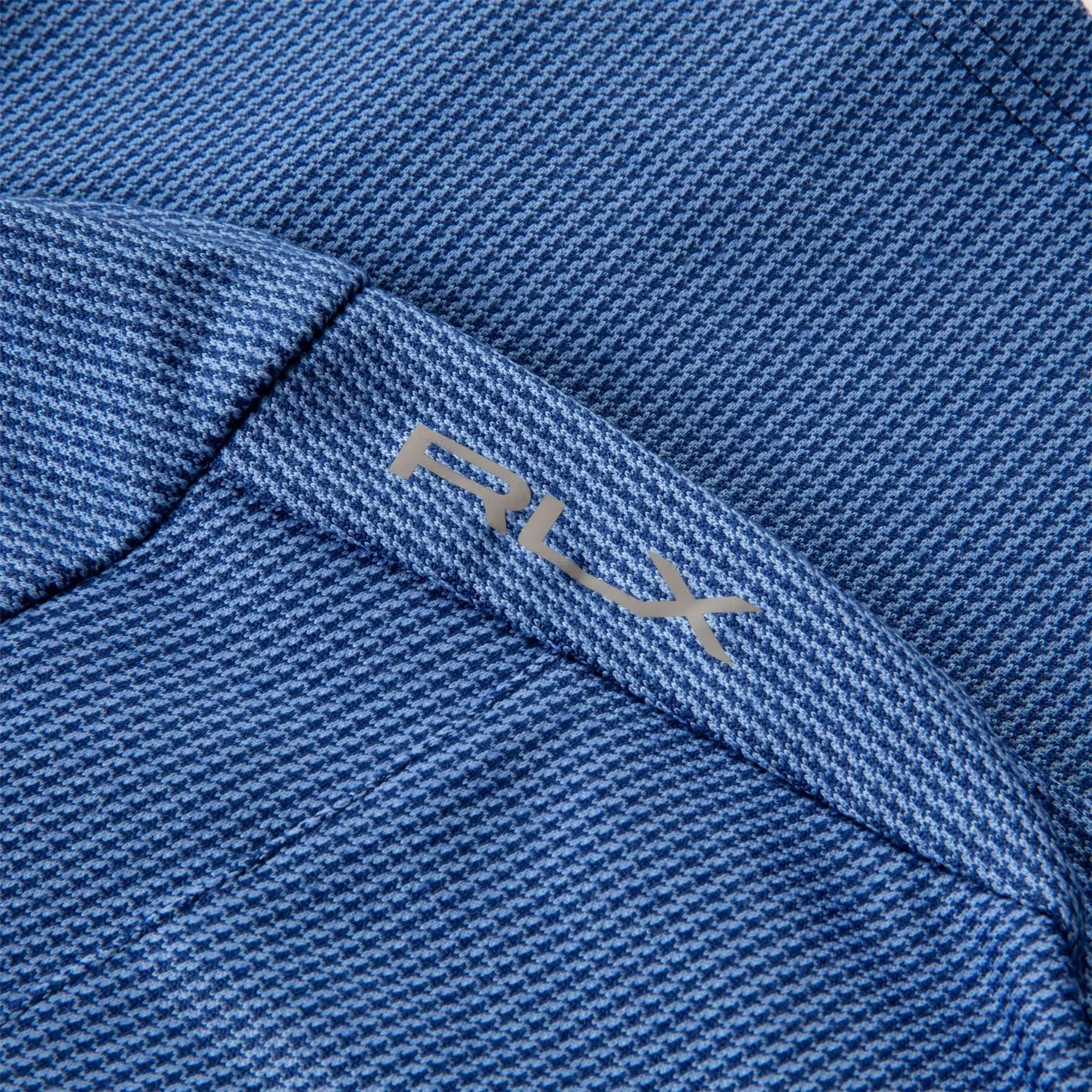 Classic Fit Houndstooth Jersey Pullover Beach Royal Frwy Houndstooth - SS24