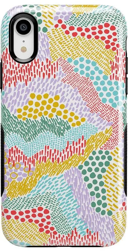Color Me Happy | Pattern Colorblock Case