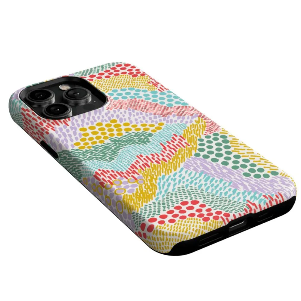 Color Me Happy | Pattern Colorblock Case