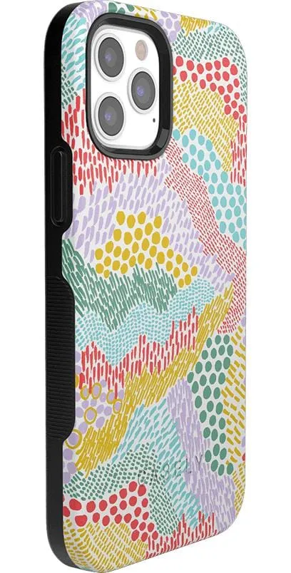 Color Me Happy | Pattern Colorblock Case