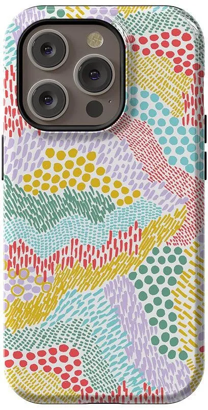 Color Me Happy | Pattern Colorblock Case
