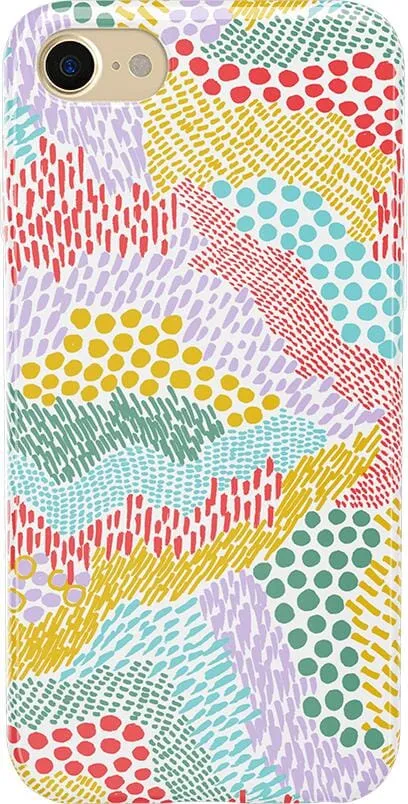 Color Me Happy | Pattern Colorblock Case