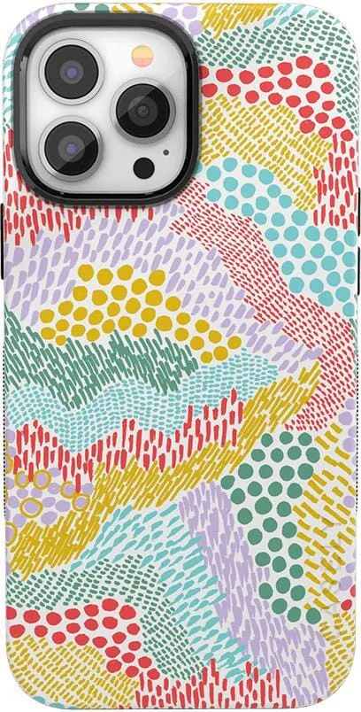 Color Me Happy | Pattern Colorblock Case