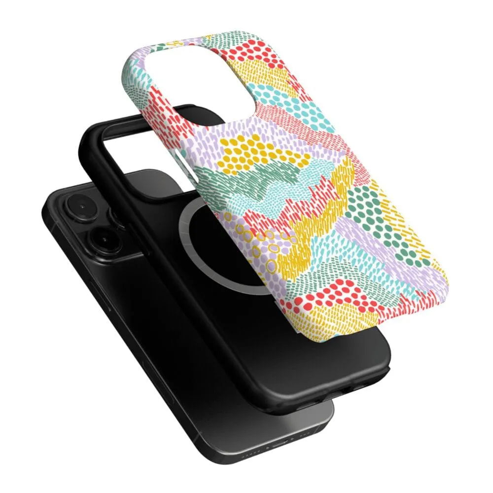 Color Me Happy | Pattern Colorblock Case