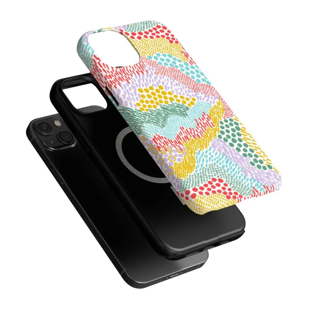 Color Me Happy | Pattern Colorblock Case