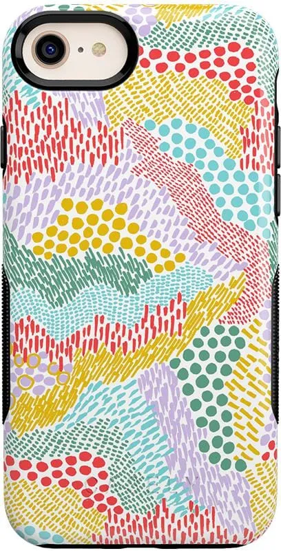 Color Me Happy | Pattern Colorblock Case