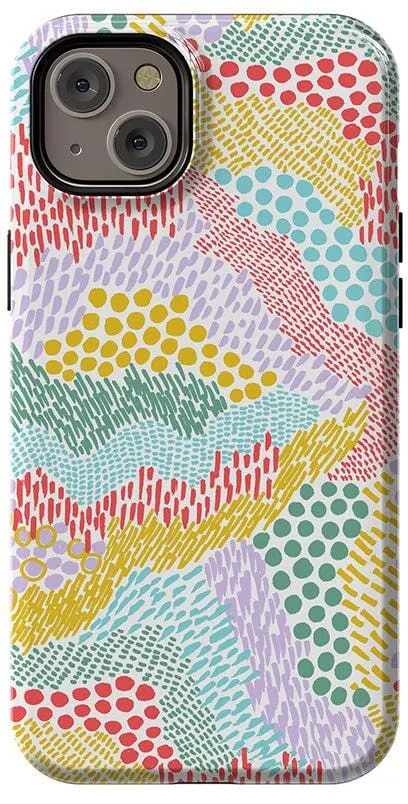 Color Me Happy | Pattern Colorblock Case