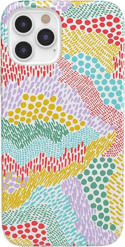 Color Me Happy | Pattern Colorblock Case