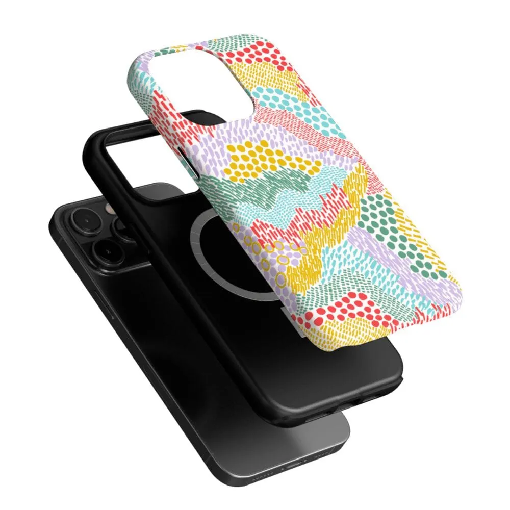 Color Me Happy | Pattern Colorblock Case