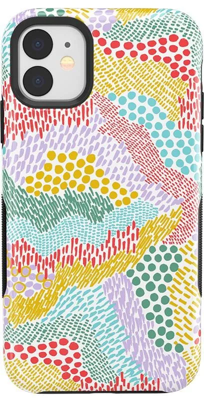 Color Me Happy | Pattern Colorblock Case
