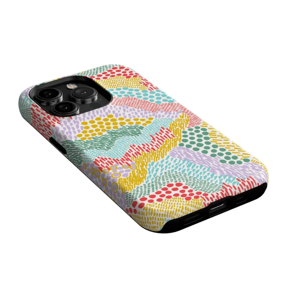 Color Me Happy | Pattern Colorblock Case