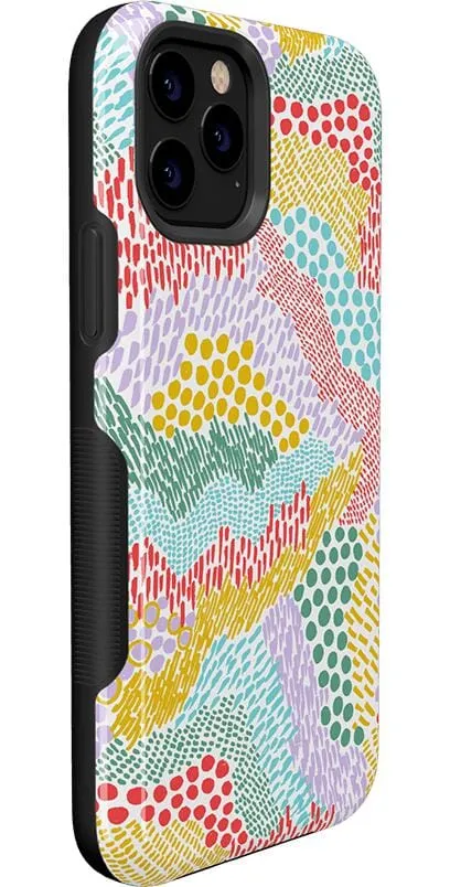 Color Me Happy | Pattern Colorblock Case