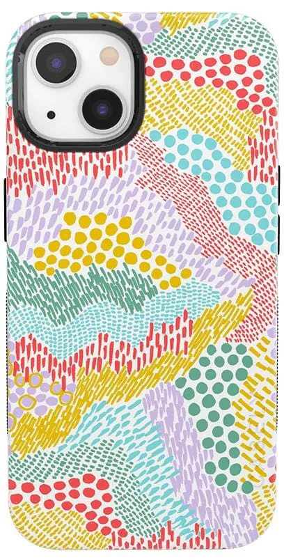 Color Me Happy | Pattern Colorblock Case