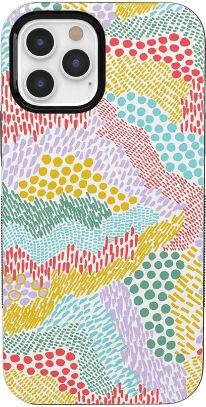 Color Me Happy | Pattern Colorblock Case