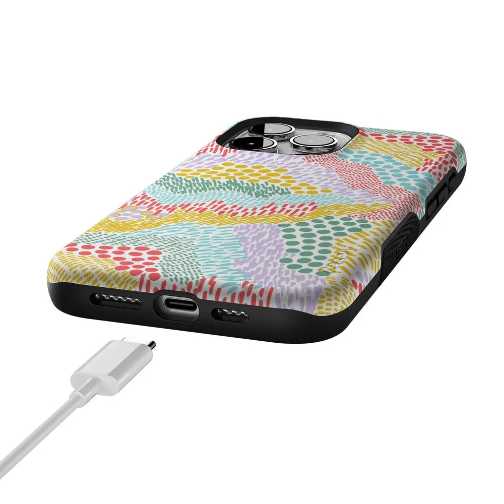 Color Me Happy | Pattern Colorblock Case
