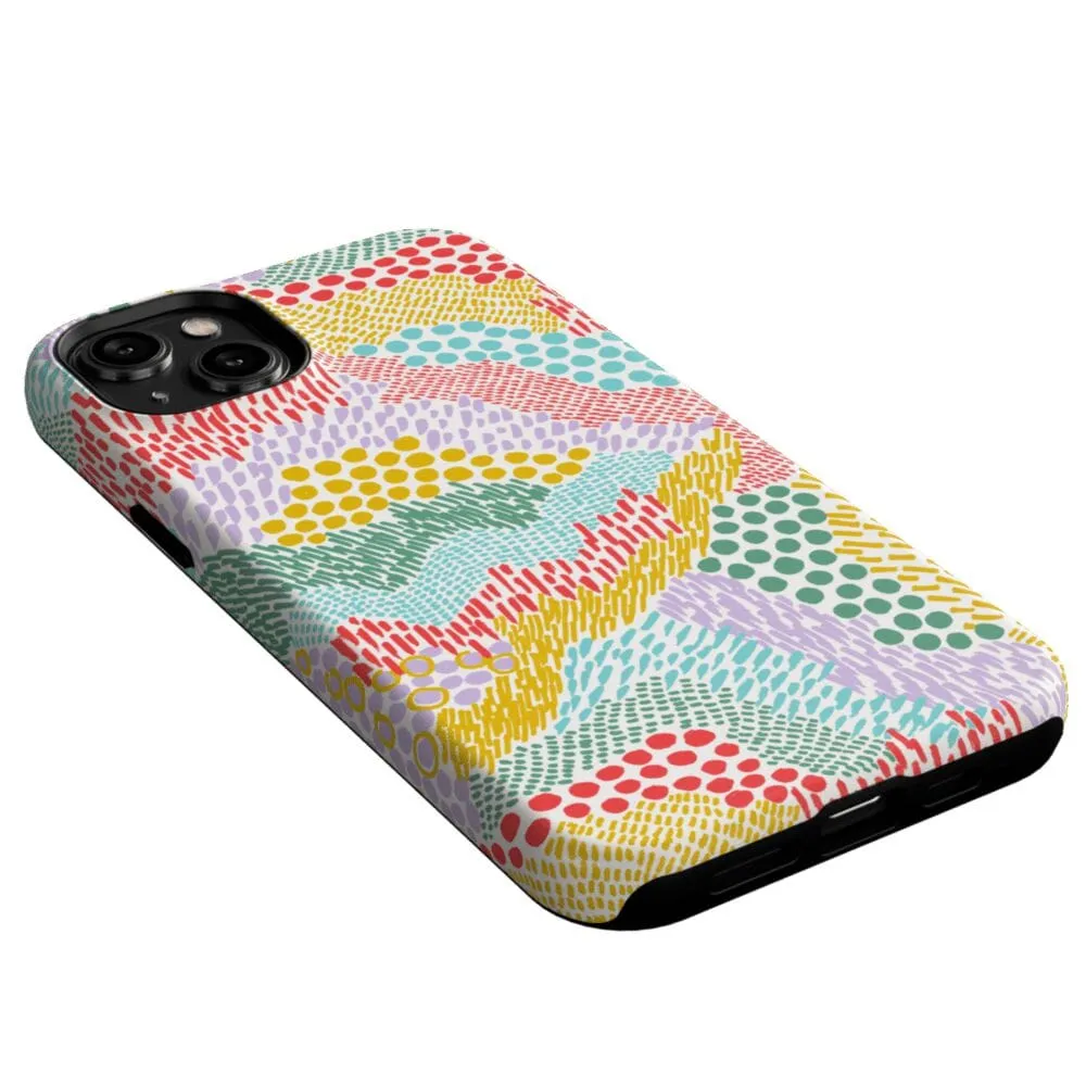 Color Me Happy | Pattern Colorblock Case