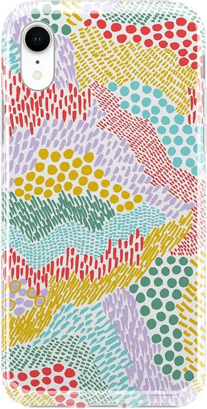Color Me Happy | Pattern Colorblock Case