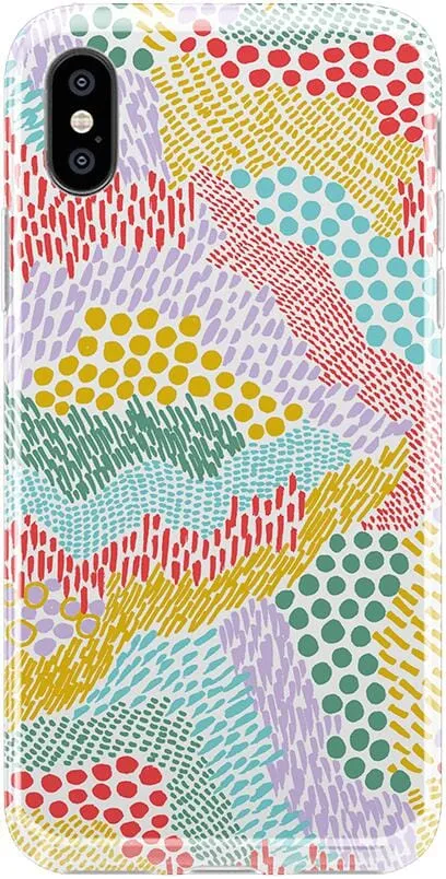 Color Me Happy | Pattern Colorblock Case