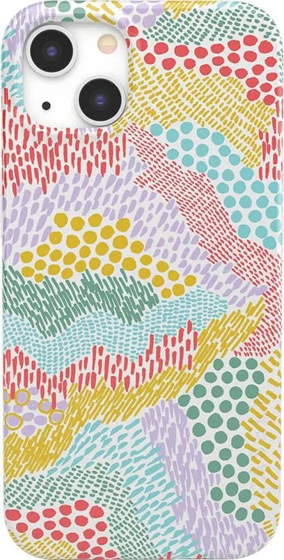Color Me Happy | Pattern Colorblock Case