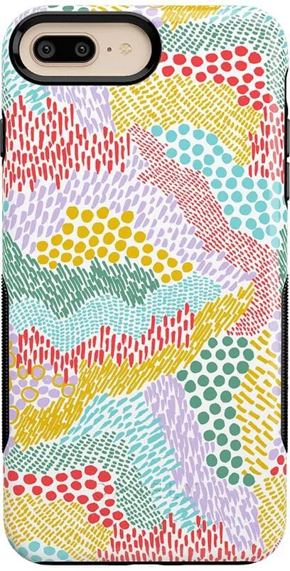 Color Me Happy | Pattern Colorblock Case