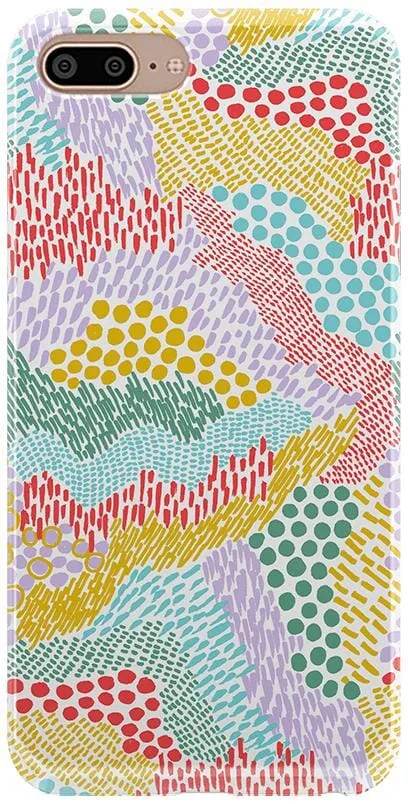 Color Me Happy | Pattern Colorblock Case