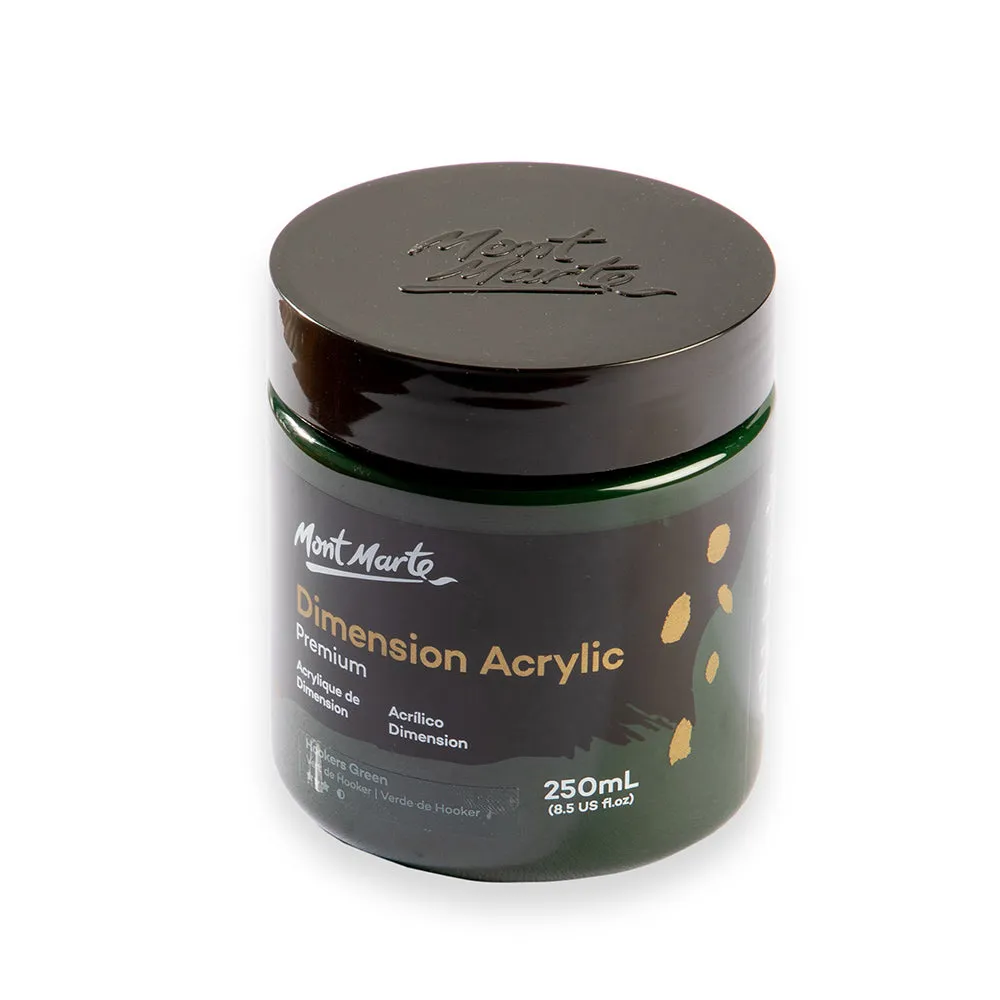 Dimension Acrylic Premium 250ml (8.5 US fl.oz) - Hookers Green Deep