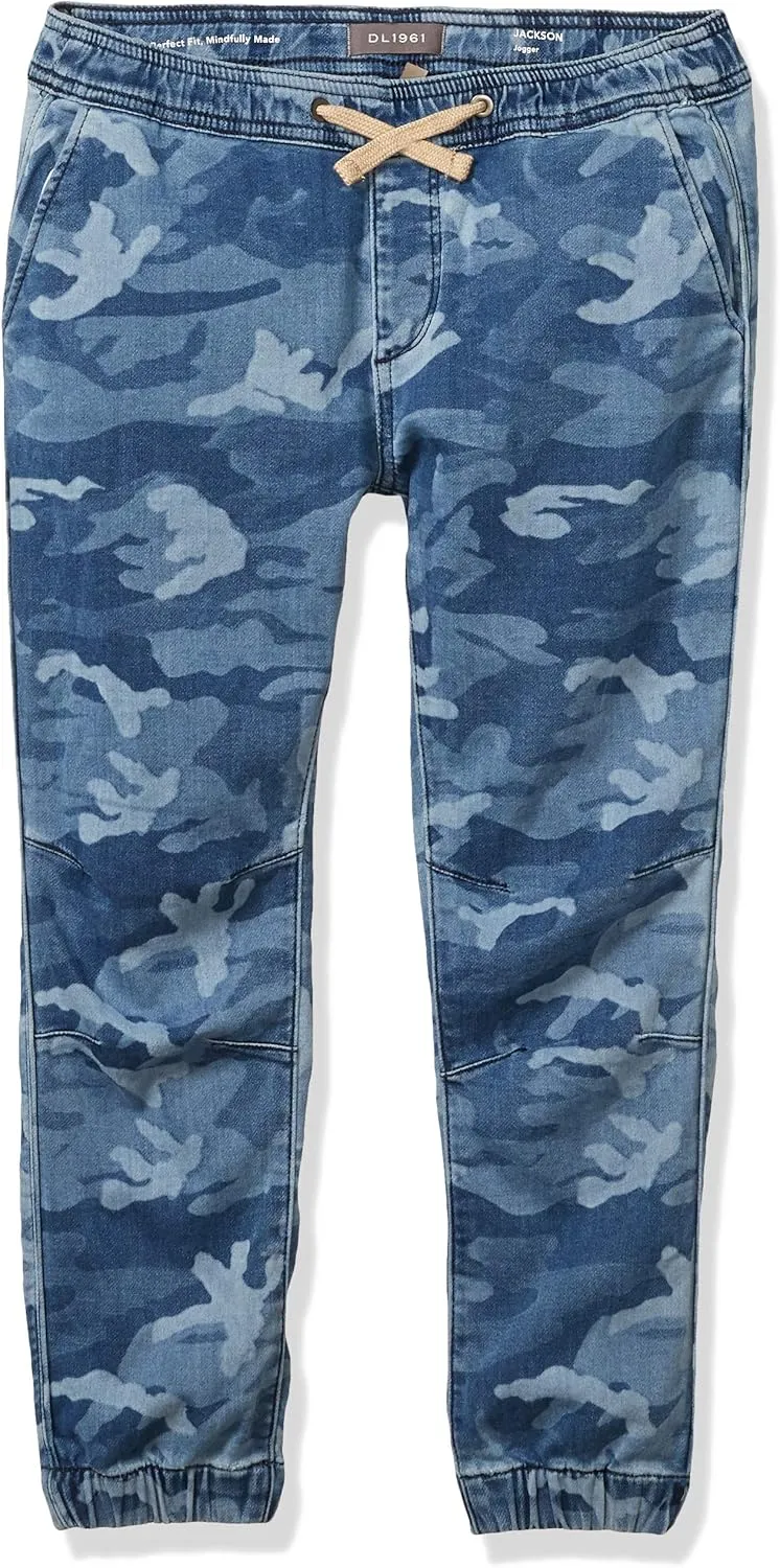 DL1961 Boys' Big Kid Toddler Jackson Stretch Jogger
