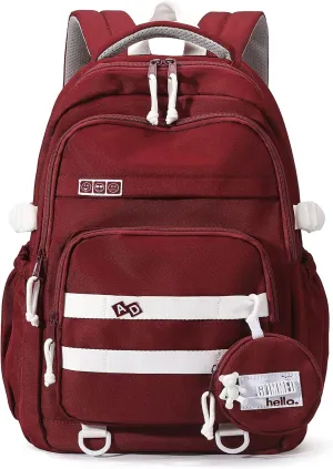 EKUIZAI Large Capacity Backpack for Girls Elementary School bag Middle School Bookbag for Teen Girls-Boys