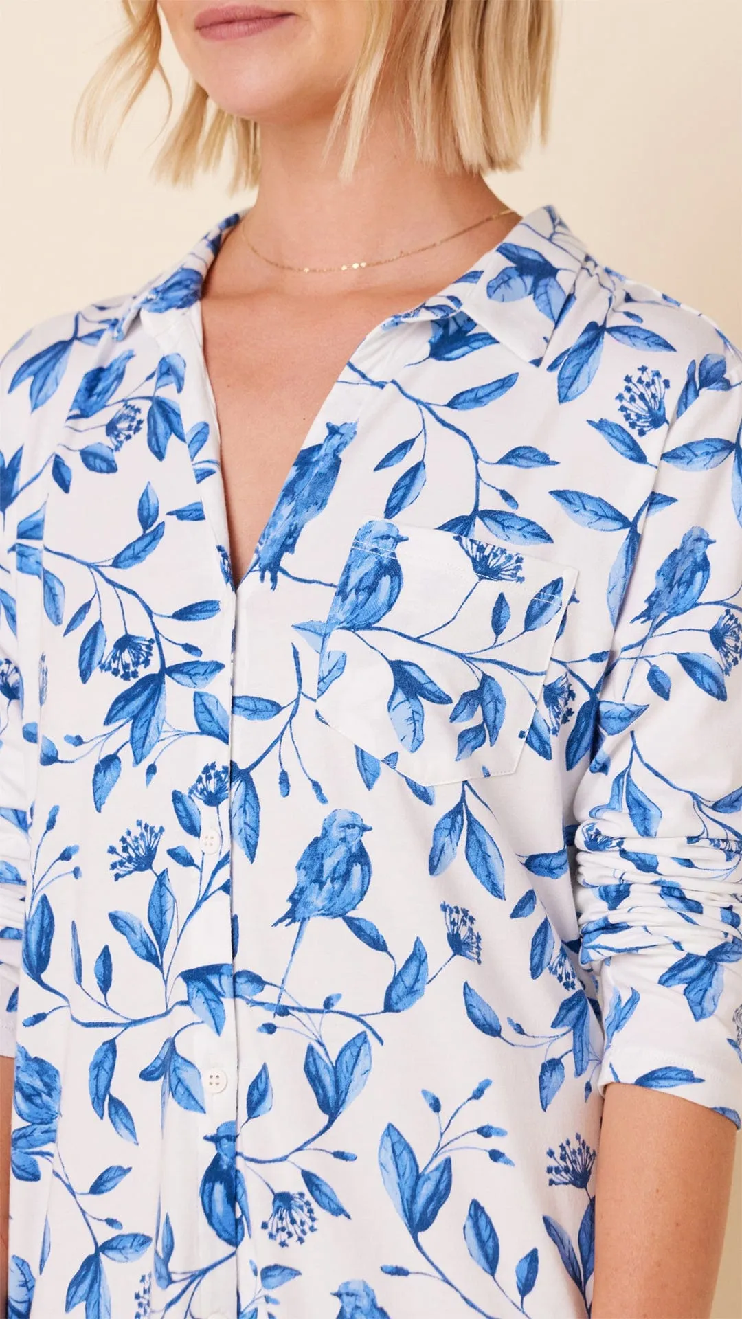 Feathered Friend Pima Knit Night Shirt