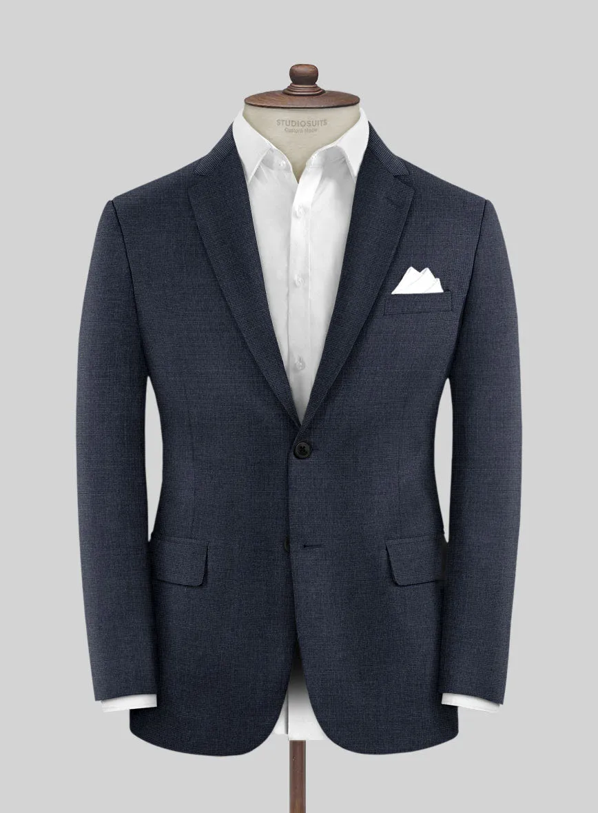 Hardy Minnis Blue Nailhead Wool Jacket