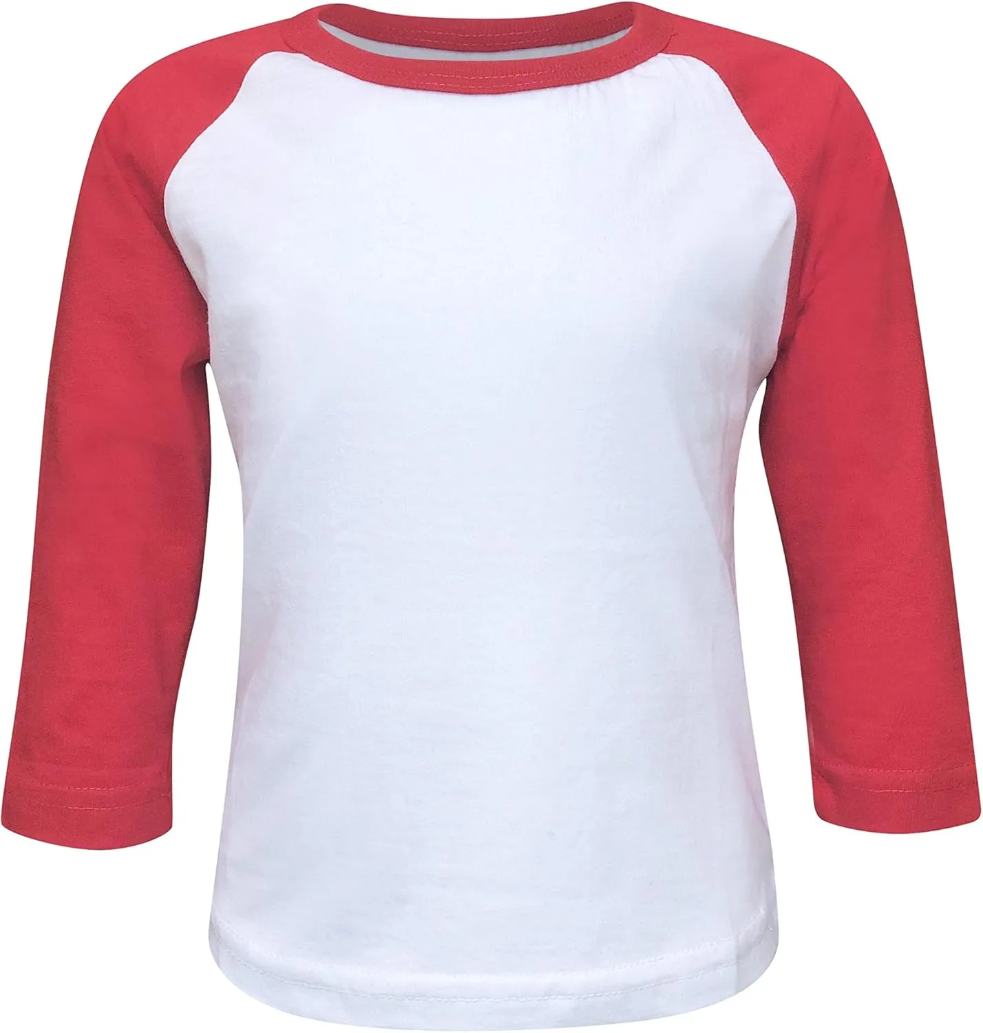 ILTEX Kids & Youth Baseball Raglan T-Shirt 3/4 Sleeve Infant Toddler Youth Athletic Jersey Sports Casual (20  Colors)