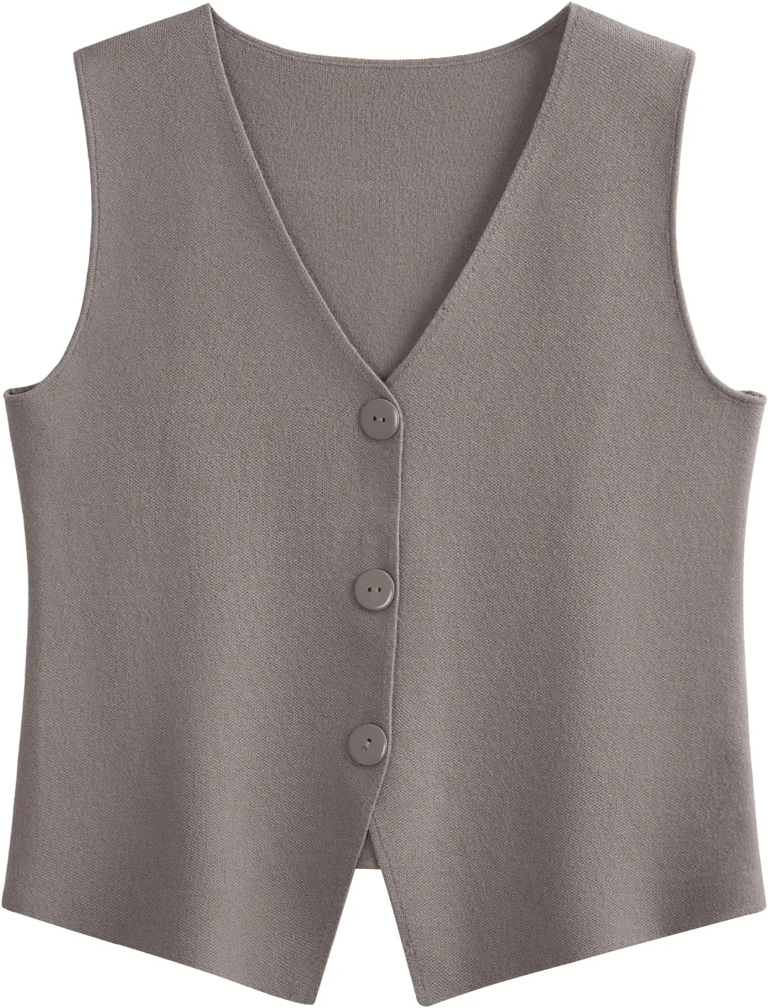 LILLUSORY Sweater Vest Women Sleeveless V Neck Trendy Spring Tops Dressy Button Up 2025 Knit Work Business Casual Outfits