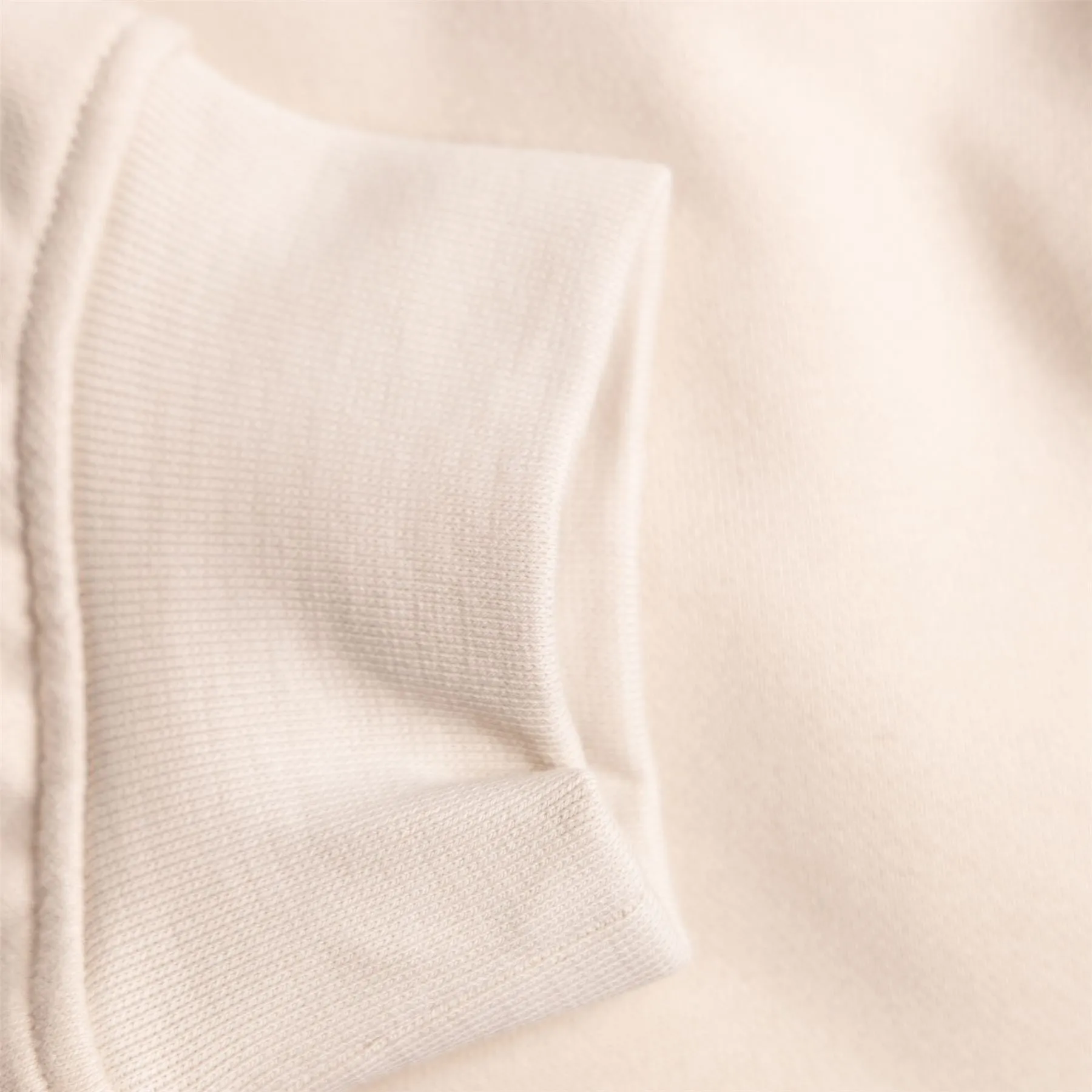 Loopback Quarter Zip Pullover Mid Stone - SS23
