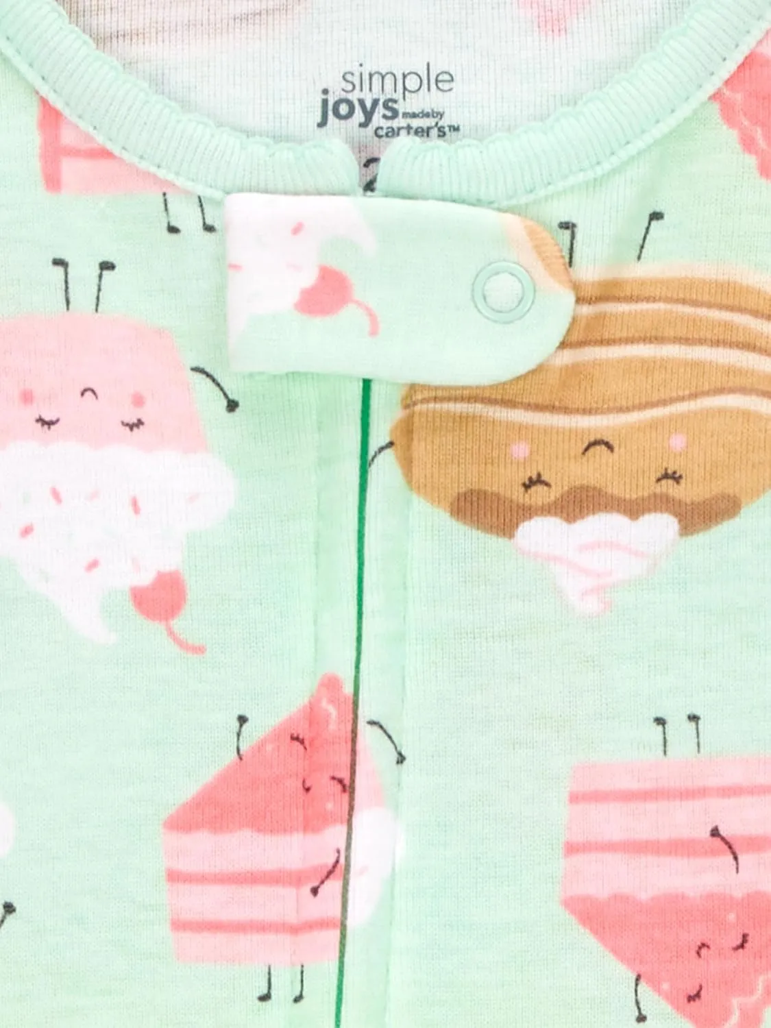 Simple Joys by Carter's Girls' 3-Pack Snug Fit Footless Cotton Pajamas