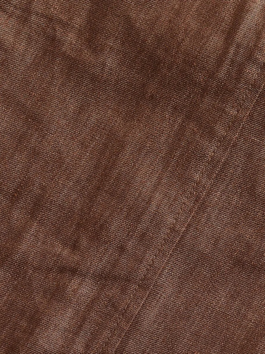 Straight Fit Linen Pants - Twill Weave