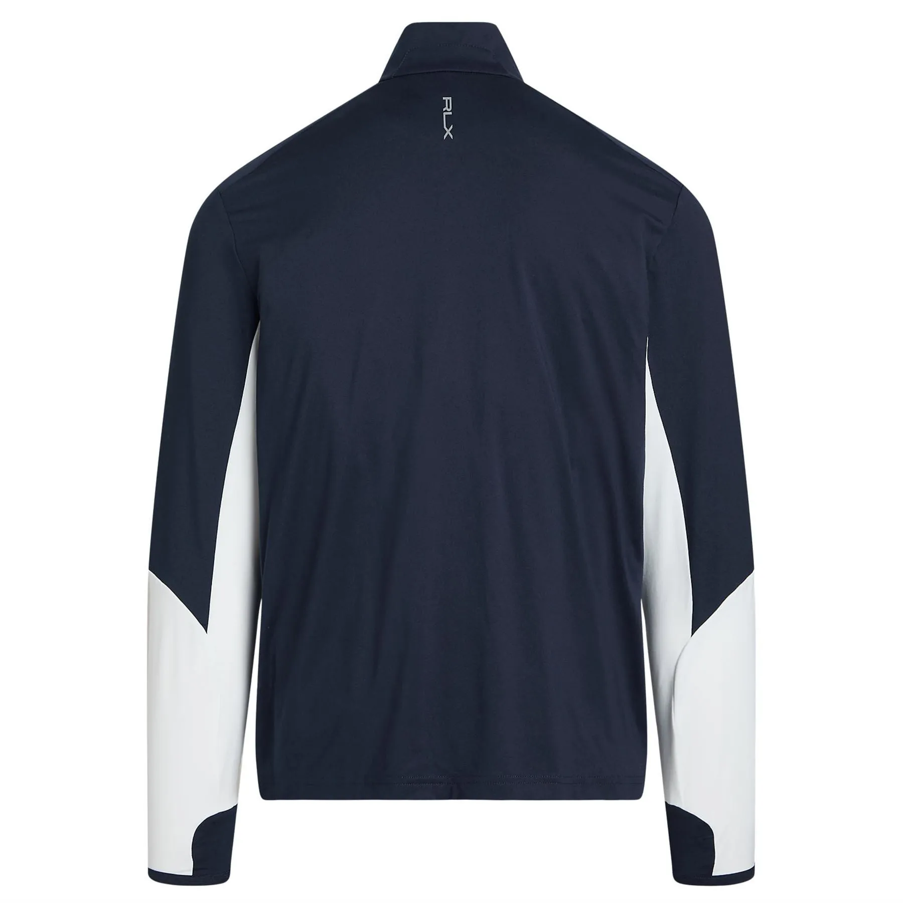 Stretch Jersey Quarter Zip Pullover Refined Navy/ Ceramic White - SS24