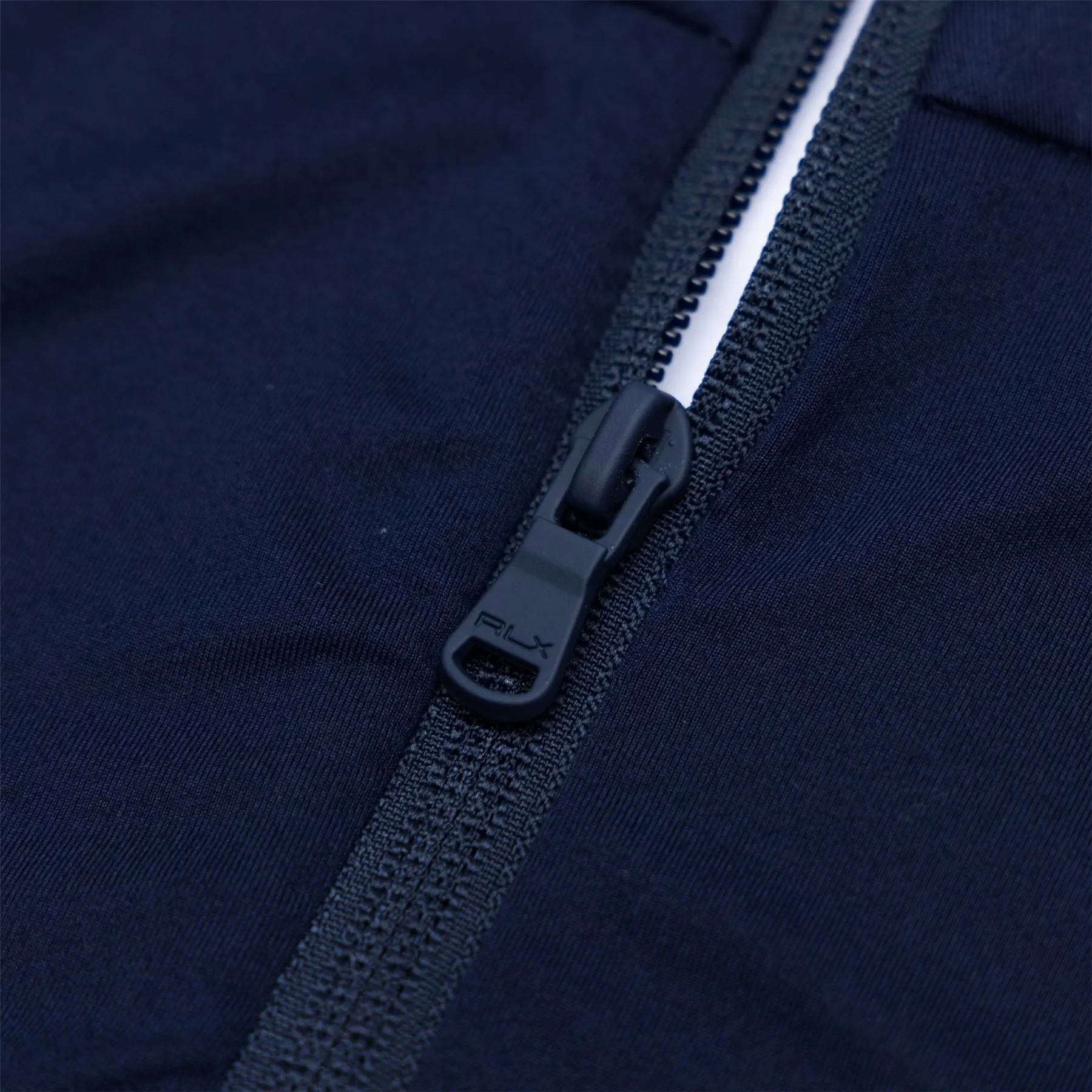 Stretch Jersey Quarter Zip Pullover Refined Navy/ Ceramic White - SS24