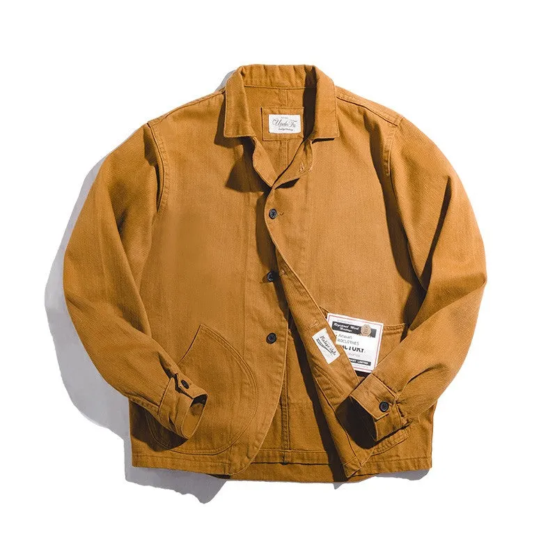 TEEK - Mens French Style Retro Ginger Jacket