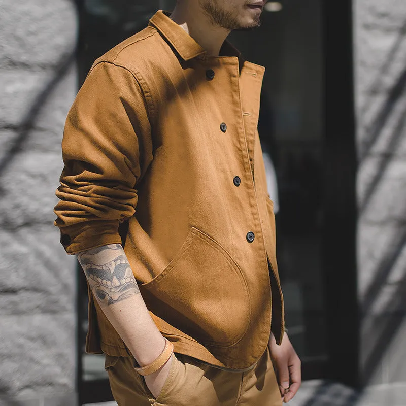 TEEK - Mens French Style Retro Ginger Jacket