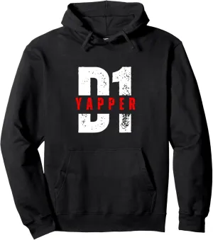 Yapper D1 Vintage Bold Graphic Pullover Hoodie